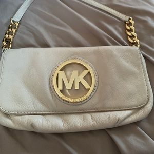 Michael Kors off white shoulder bag